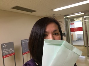 2週間ぶりのお休み使って換金。S牧師の分と私の分です。北アンテオケ教会 S&K