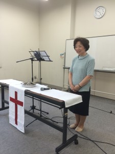 只今、第1礼拝終了致しました。 北アンテオケ教会S&K