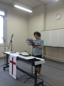 第2礼拝始まりました。第1ペテロ5:7.8よりメッセージです。      北アンテオケ教会  S&K