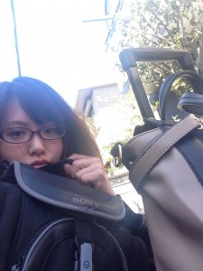 この格好暑かった。。。